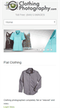 Mobile Screenshot of clothingphotography.com